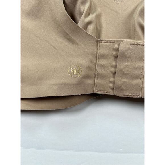 Honeylove Crossover Bra - Sculpting Lift Support Comfort Tan Nude Size Large - Picture 3 of 8